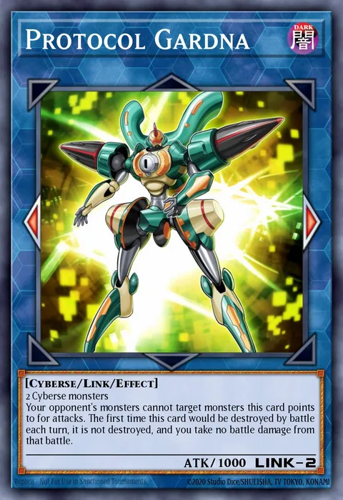 Protocol Gardna trading card