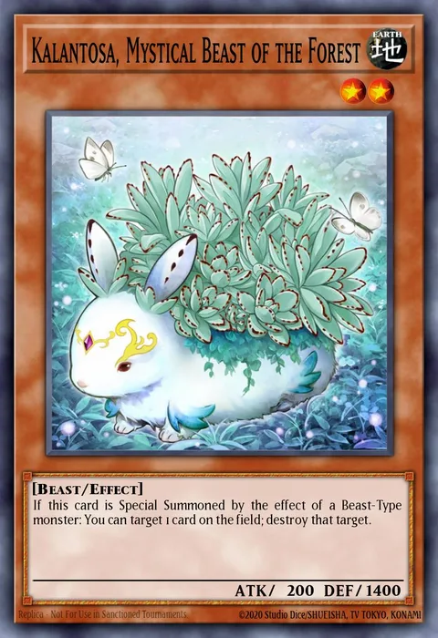 Kalantosa, Mystical Beast of the Forest trading card