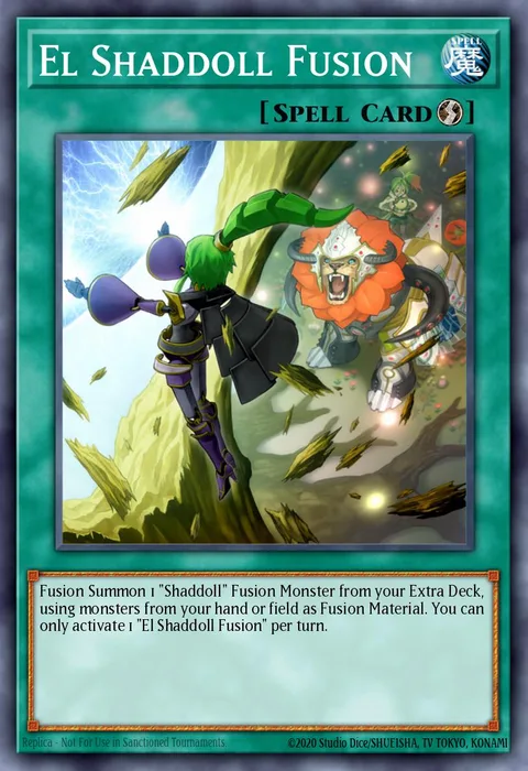 El Shaddoll Fusion trading card