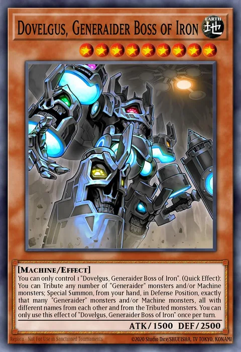 Dovelgus, Generaider Boss of Iron trading card