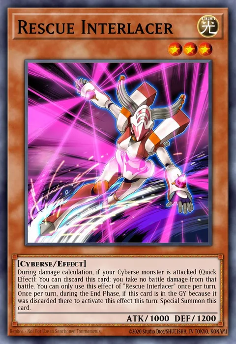 Rescue Interlacer trading card