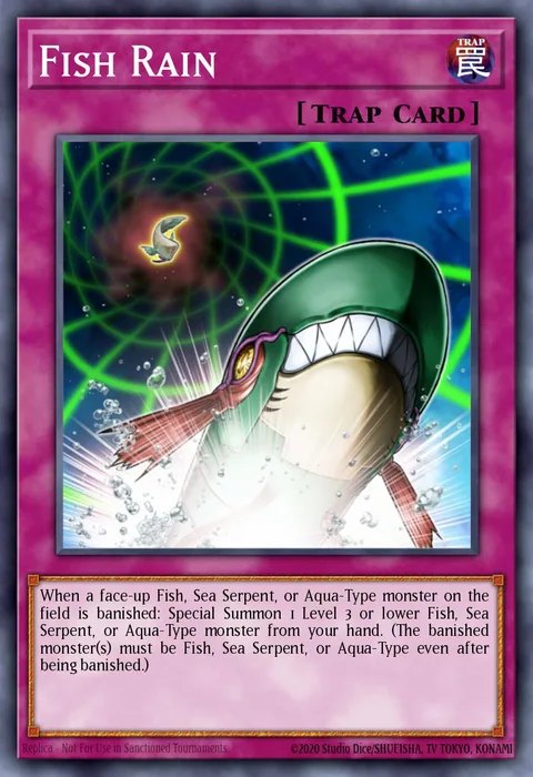 Fish Rain trading card