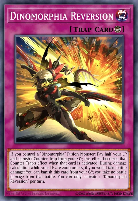 Dinomorphia Reversion trading card