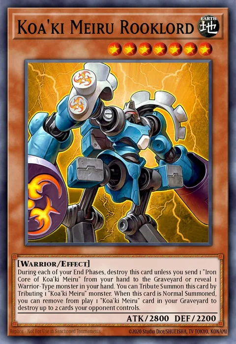 Koa'ki Meiru Rooklord trading card