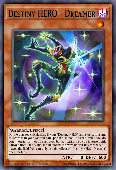 Destiny HERO - Dreamer trading card
