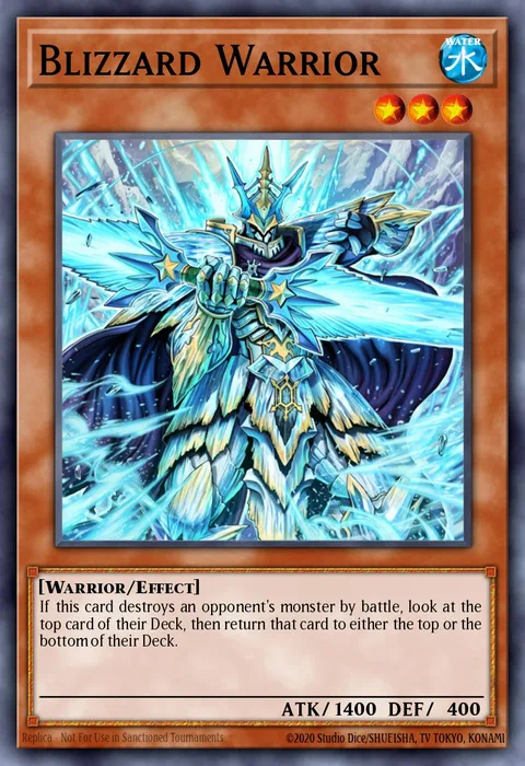 Blizzard Warrior trading card