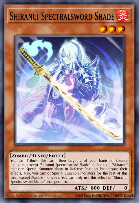 Shiranui Spectralsword Shade trading card