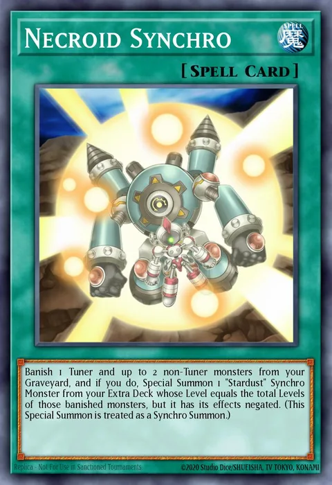 Necroid Synchro trading card