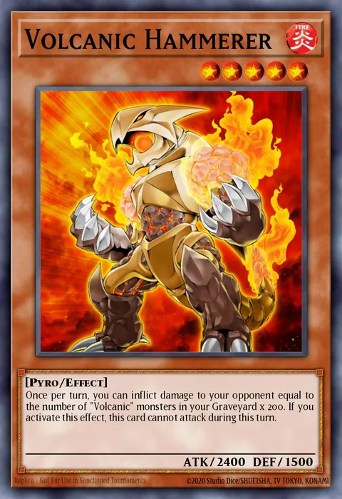 Volcanic Hammerer trading card
