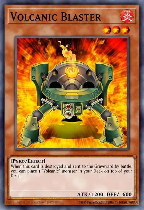 Volcanic Blaster trading card