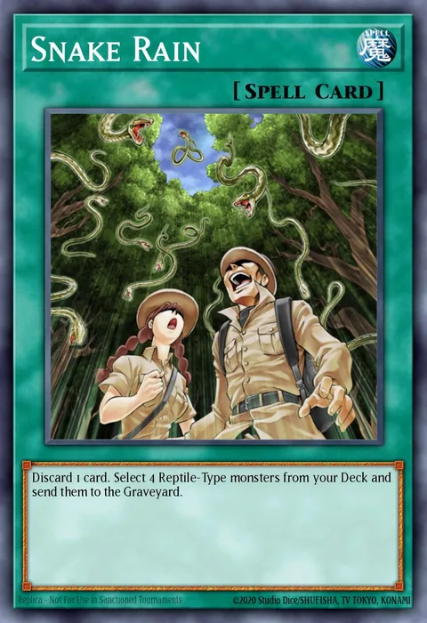 Snake Rain trading card