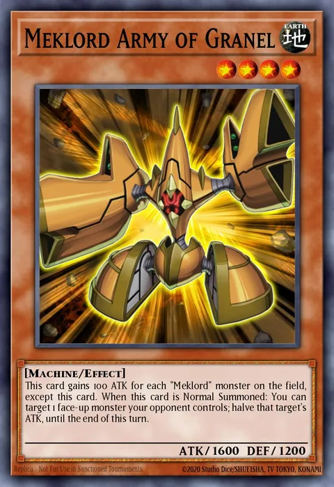 Meklord Army of Granel trading card