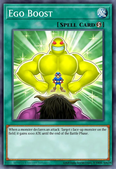 Ego Boost trading card