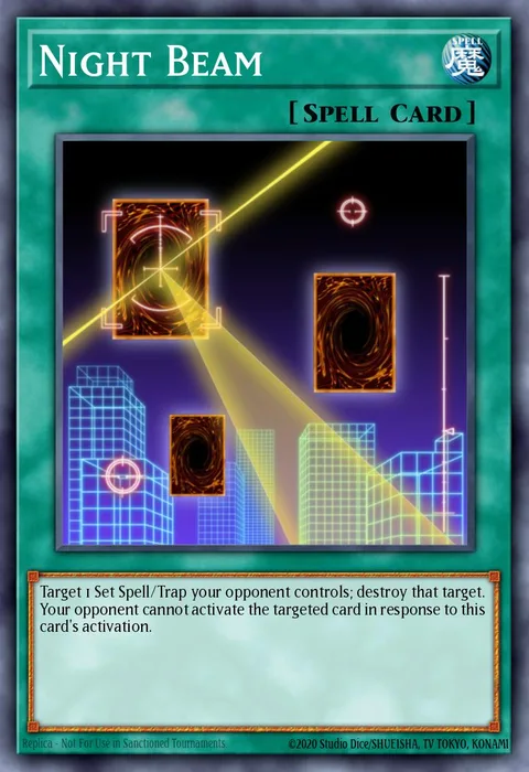 Night Beam trading card