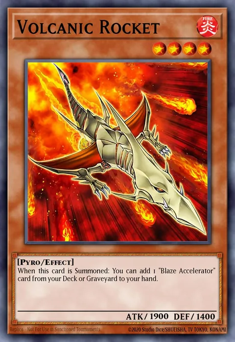 Volcanic Rocket trading card