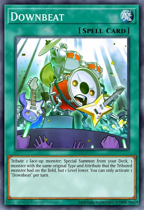 Downbeat trading card
