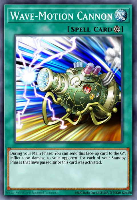Wave-Motion Cannon trading card