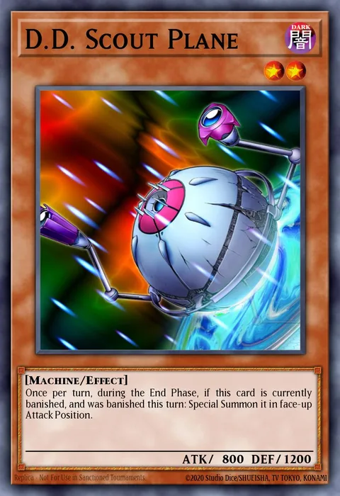 D.D. Scout Plane trading card