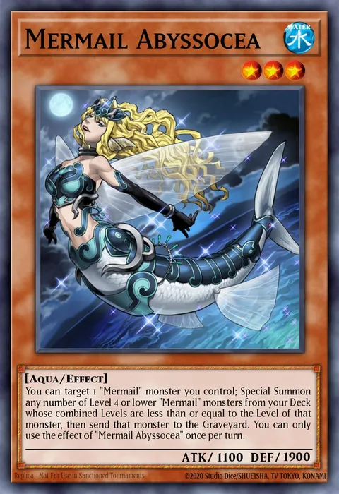 Mermail Abyssocea trading card