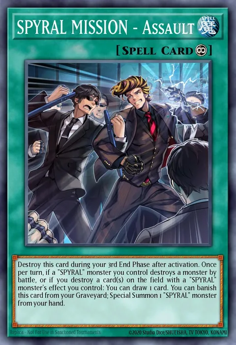 SPYRAL MISSION - Assault trading card