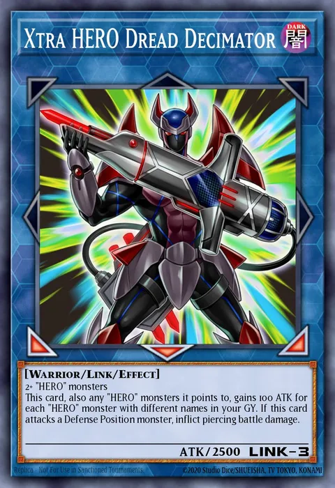 Xtra HERO Dread Decimator trading card