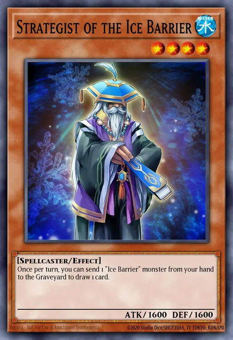 Strategist of the Ice Barrier trading card