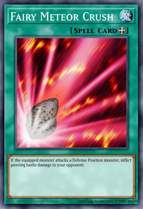 Fairy Meteor Crush trading card