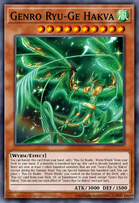 Genro Ryu-Ge Hakva trading card