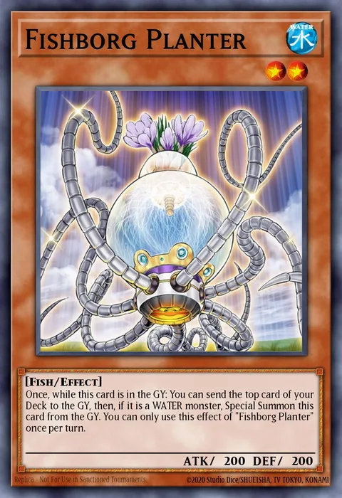 Fishborg Planter trading card