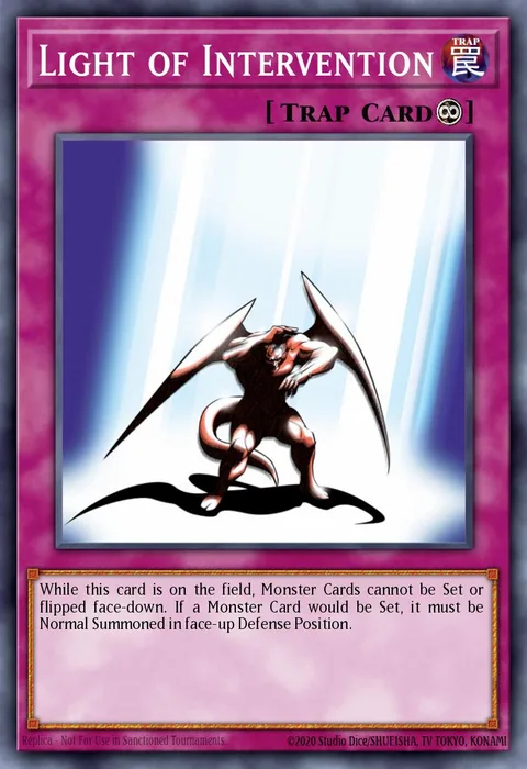 Light of Intervention trading card