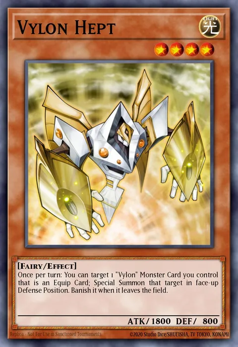 Vylon Hept trading card
