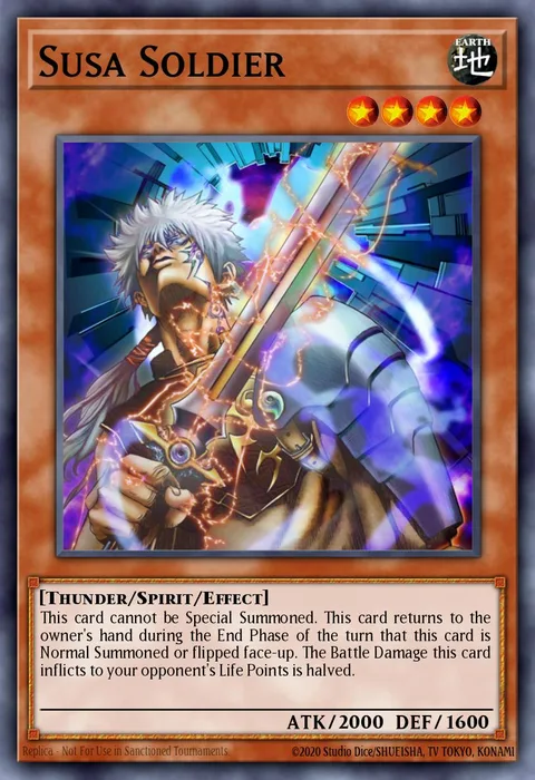 Susa Soldier trading card
