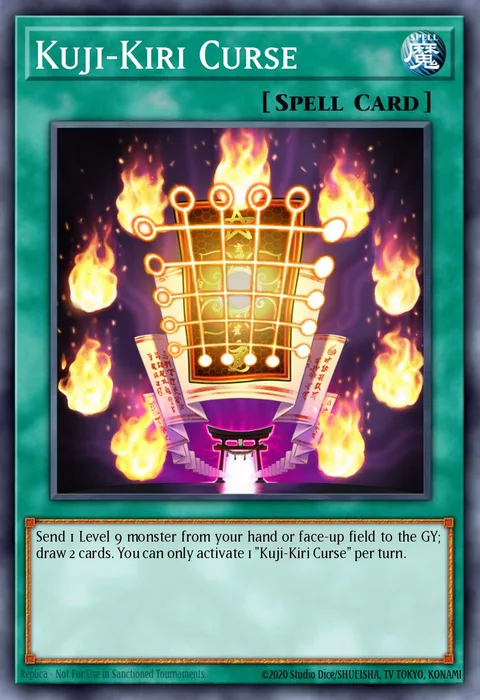 Kuji-Kiri Curse trading card