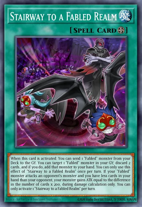 Stairway to a Fabled Realm trading card