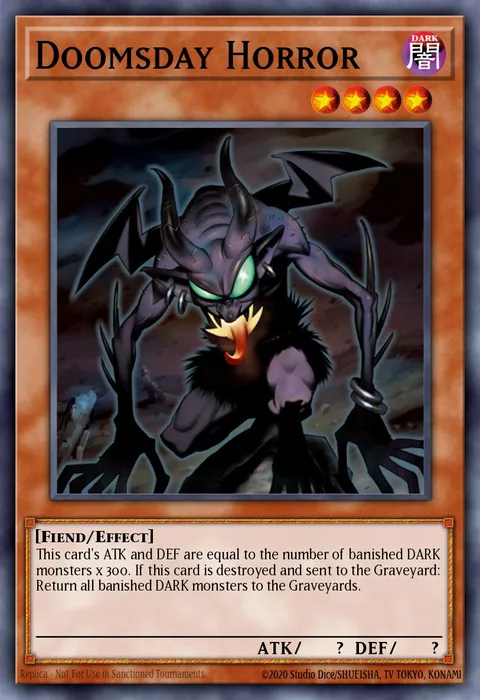 Doomsday Horror trading card
