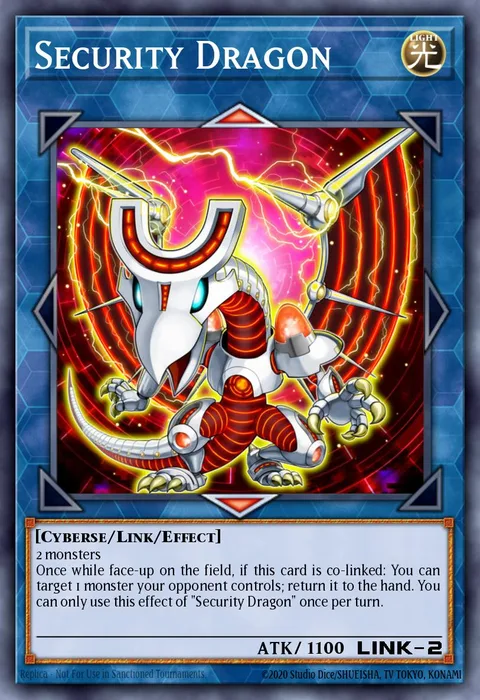 Security Dragon trading card