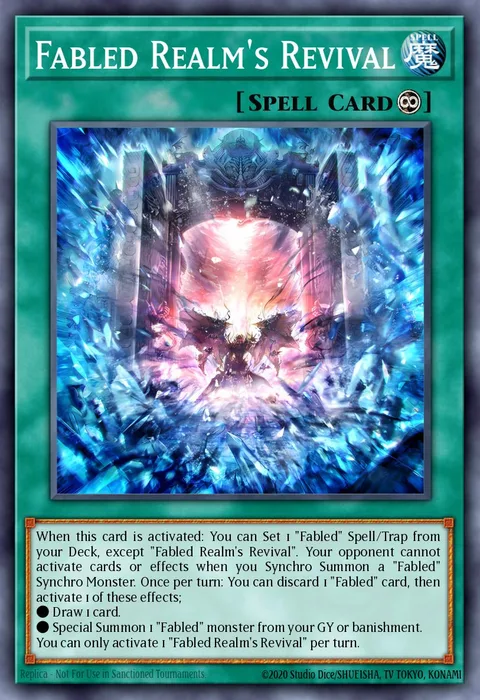 Fabled Realm's Revival trading card