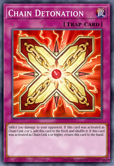 Chain Detonation trading card