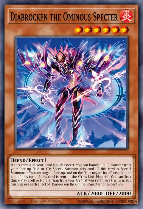 Diabrocken the Ominous Specter trading card