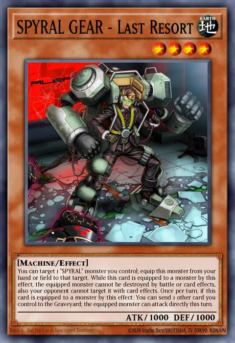 SPYRAL GEAR - Last Resort trading card