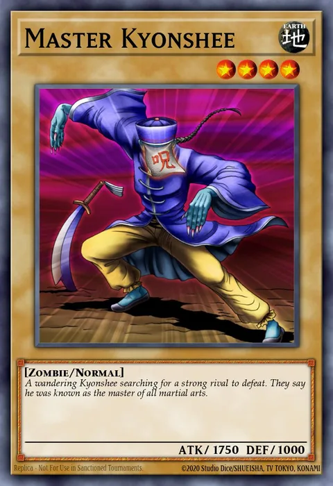 Master Kyonshee trading card