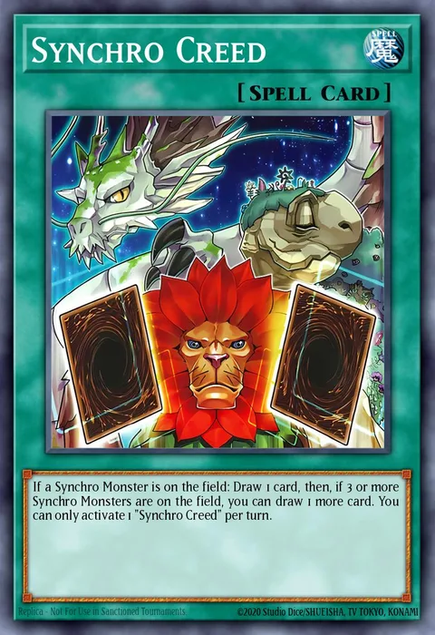 Synchro Creed trading card