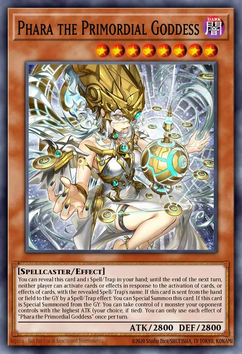 Phara the Primordial Goddess trading card