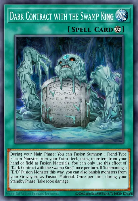 Dark Contract with the Swamp King trading card