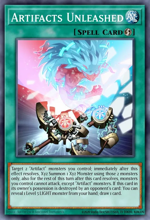 Artifacts Unleashed trading card