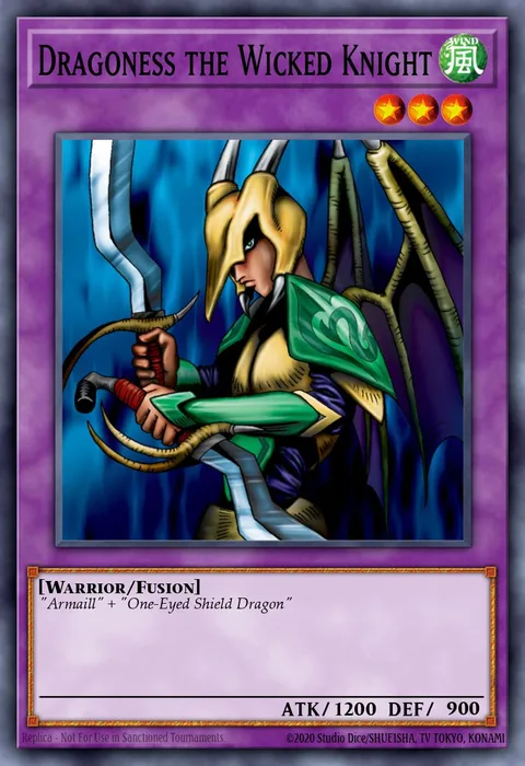 Dragoness the Wicked Knight trading card