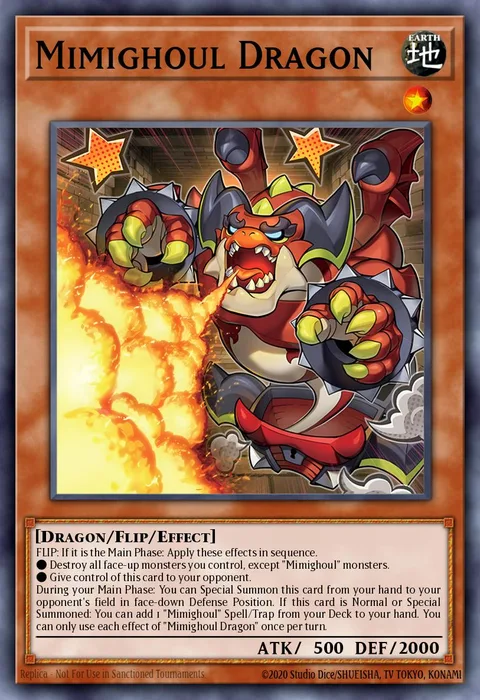 Mimighoul Dragon trading card