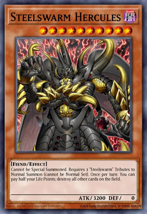 Steelswarm Hercules trading card