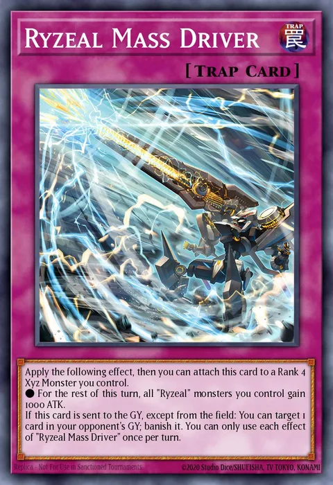 Ryzeal Mass Driver trading card