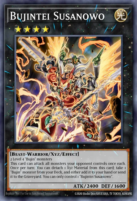 Bujintei Susanowo trading card
